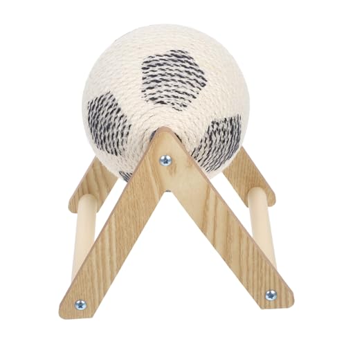FONDOTIN Kratzball aus Sisal mit Stabilem Sockel Interaktives Katzenspielzeug zur Krallenpflege Langlebig Handgewickelt Fördert Gesunde Kratzgewohnheiten für Kleine Katzen und Aktive FONDOTIN Kratzball aus Sisal mit Stabilem Sockel Interaktives Katzenspielzeug zur Krallenpflege Langlebig Handgewickelt Fördert Gesunde Kratzgewohnheiten für Kleine Katzen und Aktive von FONDOTIN
