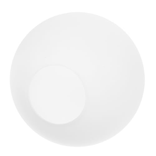 FONDOTIN Kreativer Milchweißer Lampenschirm aus Mattiertem Glas Kugelförmiger Lampenschirm Ø Dekorative Leuchte für Kronleuchter und Deckenlampe Einfach zu Montieren Warmes Licht für Wohn von FONDOTIN