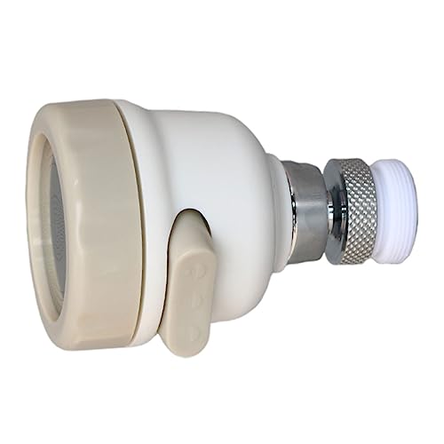 FONDOTIN Kupfer Sprinkler Wasserhahnaufsatz mit Stufiger Einstellbarer Wassermenge Spritzwassergeschützt und Schwenkbar Universeller Wasserhahnstrukturoptimierer für Küche Bad und Toilette von FONDOTIN