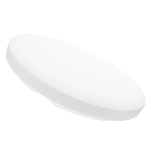 FONDOTIN LED Deckenleuchte Abdeckung Rund Kunststoff Lampenschirm Schnellverschluss Design Einfacher Austausch Blendschutz für Flur Balkon Küche LED Licht Ersatzabdeckung von FONDOTIN