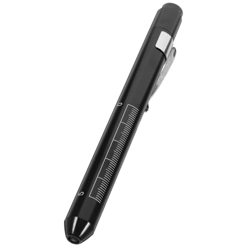 FONDOTIN LED Pen Licht für Medizinische Untersuchungen Tragbare Taschenlampe für Ärzte und Pflegekräfte Schwarz Batteriefrei für Pupillen und Orale Untersuchungen von FONDOTIN