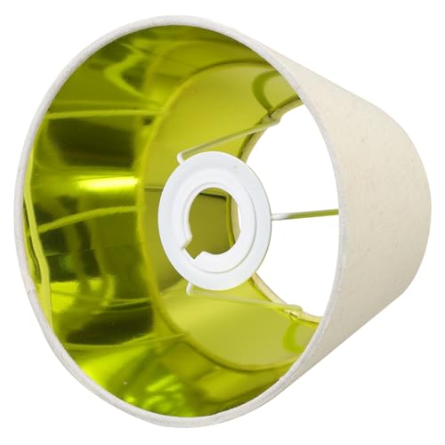 FONDOTIN Lampenschirm Tischlampe Stoff Lampenschirm Ersatz Lampenabdeckung Dekorativer für Stehlampe Wandlampe Schreibtischlampe Sanft Lichtschutz Lochdurchmesser von FONDOTIN