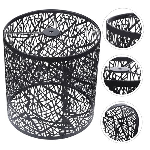 FONDOTIN Lampenschirm aus Hochwertigem Eisen Großer Moderner Lampenschirm mit Hohlraum design als Ersatzschirm für Tisch Stehlampen im Wohnzimmer Büro Schlafzimmer FONDOTIN Lampenschirm aus Hochwertigem Eisen Großer Moderner Lampenschirm mit Hohlraum design als Ersatzschirm für Tisch Stehlampen im Wohnzimmer Büro Schlafzimmer von FONDOTIN