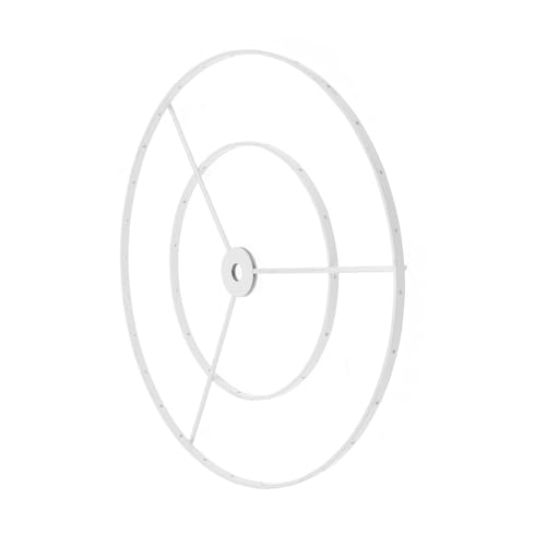 FONDOTIN Lampenschirmring aus Solidem Eisen Vintage Lampenschirmrahmen für DIY Decken Hängelampen Robust und Einfach zu Montieren für Wohn Gastronomiebereiche von FONDOTIN