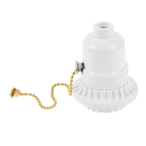 FONDOTIN Lampensockel mit Zugschalter Langlebiger Lampenhalter aus Robustem Material Verstellbarer Lampenfuß für Deckenlampen und Stehlampen Sicherer Lampenfassungsadapter für LED und von FONDOTIN