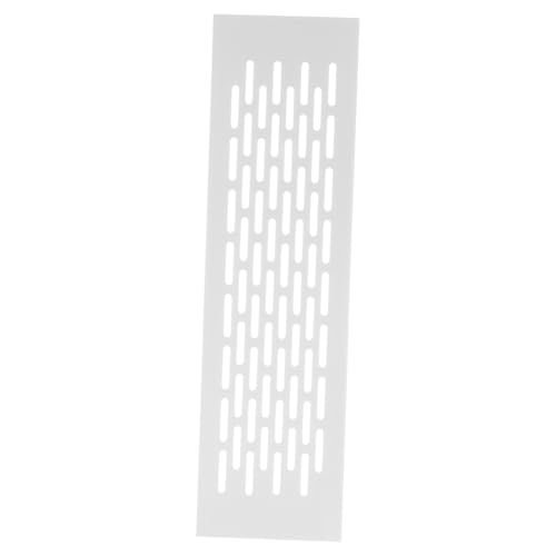 FONDOTIN Lüftungsgitter Aluminiumlegierung Rechteckig Ventilationsgitter für Schrank Schuhschrank Möbel Vent Abdeckung Korrosionsbeständig Silber von FONDOTIN