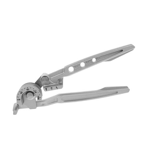 FONDOTIN Manueller Rohrbieger Biegemaschine Kupfer Aluminium Messing Präzise Biegewinkel für Weiche Metallrohre Einfache Handhabung ohne Stromversorgung von FONDOTIN