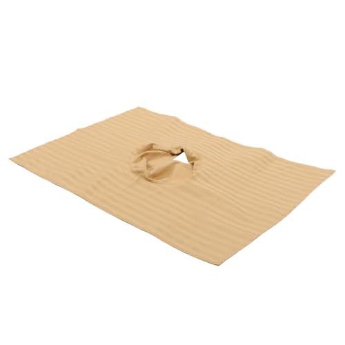 FONDOTIN Massage liegenbezug mit Gesichtsausschnitt Atmungsaktives Baumwoll Massage Tuch Komfortable Gesichtsauflage für Beauty Salon Spa Tattoostudio von FONDOTIN