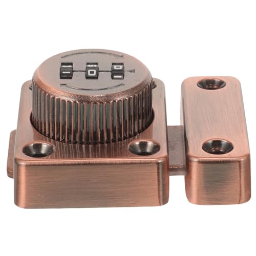 FONDOTIN Mechanisches Zahlenschloss für Schrank und Schublade Langlebiger Verriegelungsriegel Einfache Montage Digitales Einstellbares Codeschloss für Erwachsene zum Schutz von Akten und von FONDOTIN