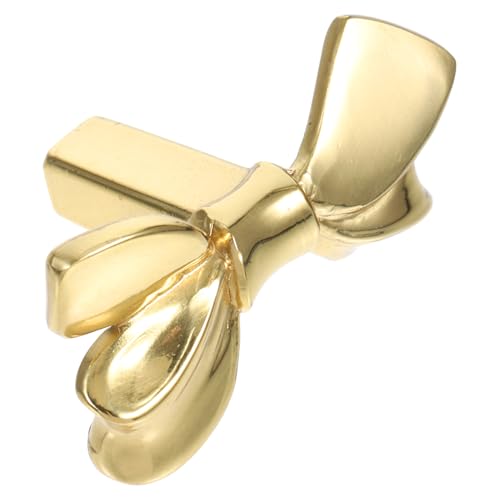 FONDOTIN Messing Möbelknopf Schubladengriff Bowknot form Dekorativer Schrankgriff für Kleiderschrank Küchenschrank Kommode Rustikaler Cabinet Handle von FONDOTIN