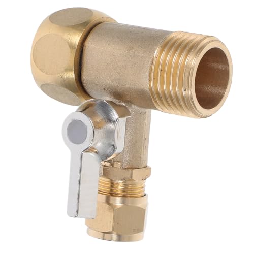 FONDOTIN Messing Wasserhahn Anschluss Wege Ventil Verteiler mit Durchflussregelung Langlebig Kompatibel mit Wasserfiltern Einfacher Anschluss für Gartenschlauch und Bewässerungssysteme FONDOTIN Messing Wasserhahn Anschluss Wege Ventil Verteiler mit Durchflussregelung Langlebig Kompatibel mit Wasserfiltern Einfacher Anschluss für Gartenschlauch und Bewässerungssysteme von FONDOTIN
