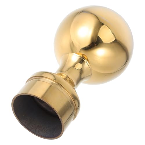 FONDOTIN Metall Kugel Flaggenmast Topper Wetterfest Kratzfest Elegantes Design Passend für Innen Außen Feier Garten Dekoration von FONDOTIN