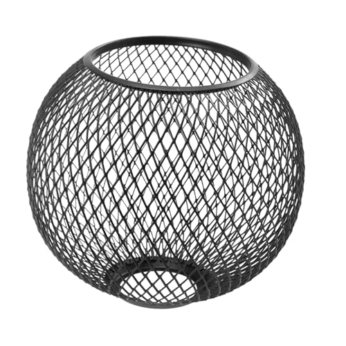 FONDOTIN Metall Lampenschirm Kugelförmig Deckenlampen Abdeckung Modern Hohl Lampe Abdeckung Schwarz Für Schlafzimmer Hängeleuchte Schutz Und Dekoration FONDOTIN Metall Lampenschirm Kugelförmig Deckenlampen Abdeckung Modern Hohl Lampe Abdeckung Schwarz Für Schlafzimmer Hängeleuchte Schutz Und Dekoration von FONDOTIN