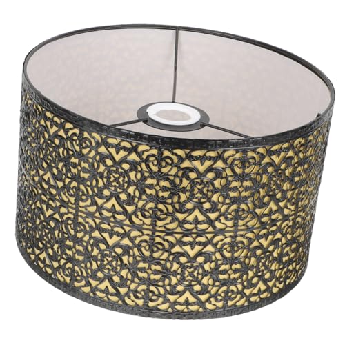 FONDOTIN Metall lampenschirm Ersatz für Tischlampe Große Dekorative Metall lampe mit Filigraner Lasercut struktur Weiß gelb Innen Langlebig Leicht Montierbar Augenschonend und Stilvoll FONDOTIN Metall lampenschirm Ersatz für Tischlampe Große Dekorative Metall lampe mit Filigraner Lasercut struktur Weiß gelb Innen Langlebig Leicht Montierbar Augenschonend und Stilvoll von FONDOTIN