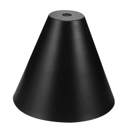 FONDOTIN Metall lampenschirm Tisch Stehlampe Schwarz Ømm Vintage Retro Eisen Lampenabdeckung für Schlafzimmer Hotel Wohnzimmer Einfache Montage Praktische Lichtschutzfunktion von FONDOTIN