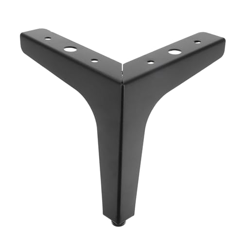 FONDOTIN Metallmöbelfüße Dreifach Stützfüße aus Robustem Eisen Einsetzbar für Sofa Tv Schrank Couchtisch und Badezimmermöbel Langlebig und Stilvoll Gestaltet Einfache Montage von FONDOTIN