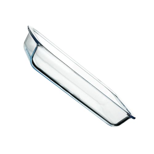 FONDOTIN Mikrowellengeeignete Glas backform mit Fassungsvermögen Hitzebeständig und Langlebig Multifunktionale Auflaufform für Steak Pizza Pasta Spülmaschinenfest Nordisches Design für von FONDOTIN