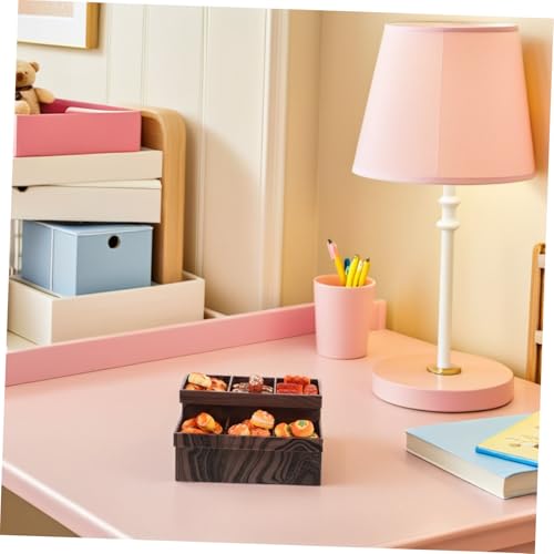 FONDOTIN Miniatur-lebensmittelmodellbausatz Mit Brotsimulationen Und Vitrine Für Heimdekoration Und Sammlerstücke Kompakt Und Lichtbeständig Für Lange Haltbarkeit von FONDOTIN
