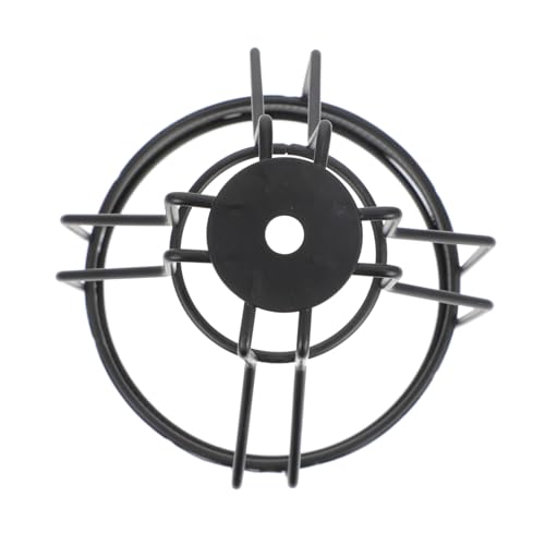 FONDOTIN Minimalistischer Eisen Lampenschirm Deckenleuchte Schutzgitter Modernes Design für Flur Eingang Wohnzimmer Kreative Einfache Montage Dekorative Deckenlampe Schwarz FONDOTIN Minimalistischer Eisen Lampenschirm Deckenleuchte Schutzgitter Modernes Design für Flur Eingang Wohnzimmer Kreative Einfache Montage Dekorative Deckenlampe Schwarz von FONDOTIN