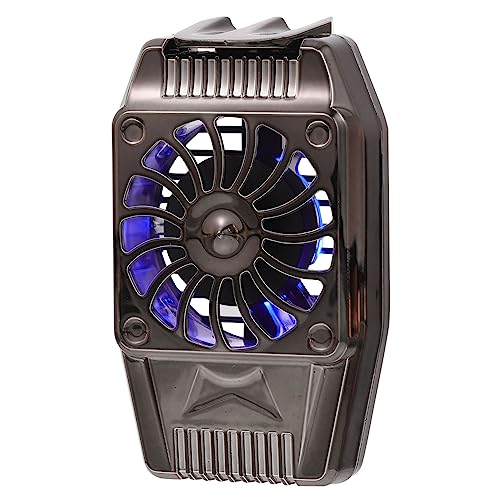 FONDOTIN Mobiler Smartphone Kühler mit Halbleitertechnologie Leiser Kompakter Radiator für Unterwegs für Gaming und Live Streaming Silber von FONDOTIN