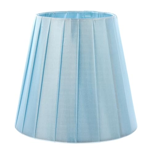 FONDOTIN Moderner Blauer Lampenschirm Praktischer Lampenschirm für Wand Tisch und Stehlampen Einfach zu Montierender Lampenüberzug für Wohnzimmerbeleuchtung von FONDOTIN