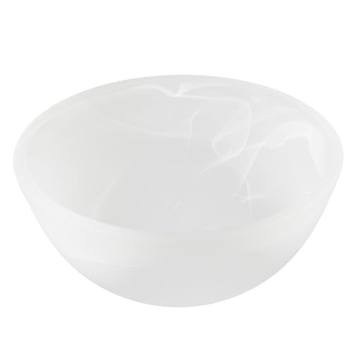 FONDOTIN Moderner Lampenschirm aus Mattiertem Glas Vielseitig Einsetzbar für Deckenleuchte Wandleuchte und Stehlampe Einfache Installation Ersatz für Kronleuchter und Kristalllampen Milchig von FONDOTIN