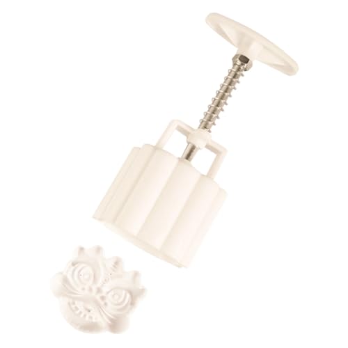 FONDOTIN Mondkuchenform PP Material Handdruck Backform für DIY Mondkuchen Mungbohnenkuchen Leicht zu Reinigen Langlebig Praktische Backhilfe für Mid Autumn Festival von FONDOTIN