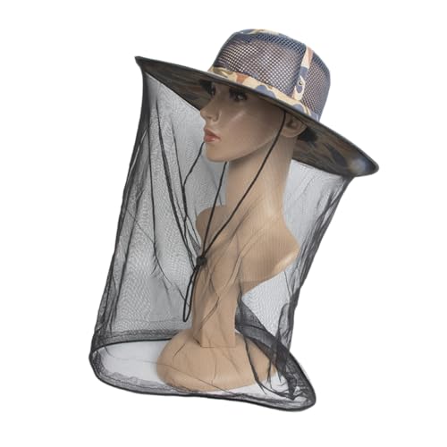 FONDOTIN Moskitonetz Hut für Outdoor Camping Imkerei Leichtes Schnelltrocknendes Insektennetz Kopf Gesichtsschutz Beekeeping Net Hat für Garten Angeln Wandern FONDOTIN Moskitonetz Hut für Outdoor Camping Imkerei Leichtes Schnelltrocknendes Insektennetz Kopf Gesichtsschutz Beekeeping Net Hat für Garten Angeln Wandern von FONDOTIN