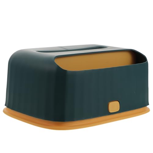 FONDOTIN Multifunktionale Taschentuchbox Für Zuhause Dekorativer Tissue Dunkelgrün Ideal Für Wohnzimmer Und Büro Modernes Design Platzsparend von FONDOTIN