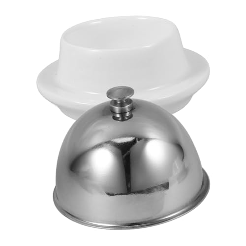 FONDOTIN Multifunktionaler Butterbehälter aus Edelstahl und Keramik mit Deckel Hitzebeständig und Vielseitig für Zuhause Partys und Camping Leichter zu Reinigen Stilvolles Design FONDOTIN Multifunktionaler Butterbehälter aus Edelstahl und Keramik mit Deckel Hitzebeständig und Vielseitig für Zuhause Partys und Camping Leichter zu Reinigen Stilvolles Design von FONDOTIN