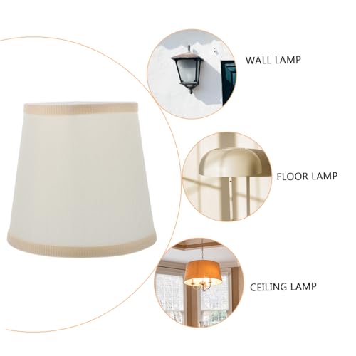 FONDOTIN Multifunktionaler Weißer Stoff Lampenschirm Langlebiger Wand und Deckenleuchte Diffuse Beleuchtung Warmes Licht für Wohnzimmer Schlafzimmer Geeignet von FONDOTIN