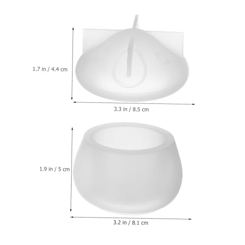 FONDOTIN Mushroom Silikonform für Epoxidharz Kleine Pilz Aufbewahrungsbox Lebensmittelecht mit Antihaftbeschichteter Oberfläche Kompakt und Leicht für DIY Dekoration und Bastelprojekte von FONDOTIN