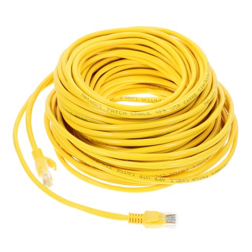 FONDOTIN Netzwerkkabel Gelb Hochgeschwindigkeits Ethernet Lan Kabel Patchkabel Computer Router Kabel für Stabile Datenübertragung FONDOTIN Netzwerkkabel Gelb Hochgeschwindigkeits Ethernet Lan Kabel Patchkabel Computer Router Kabel für Stabile Datenübertragung von FONDOTIN
