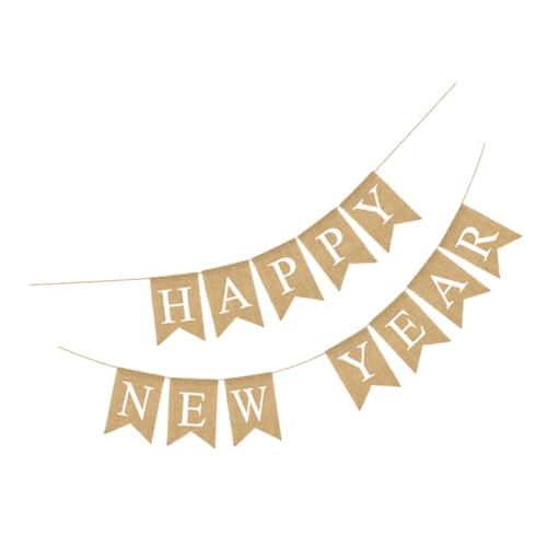 FONDOTIN Neujahrs Party Flaggen aus Dekorative Happy Year Girlande Stilvolle Silvester Deko Vielseitige Partyhänger für Wand und Decken Dekoration Festliche Atmosphäre für Foto Hintergrund FONDOTIN Neujahrs Party Flaggen aus Dekorative Happy Year Girlande Stilvolle Silvester Deko Vielseitige Partyhänger für Wand und Decken Dekoration Festliche Atmosphäre für Foto Hintergrund von FONDOTIN