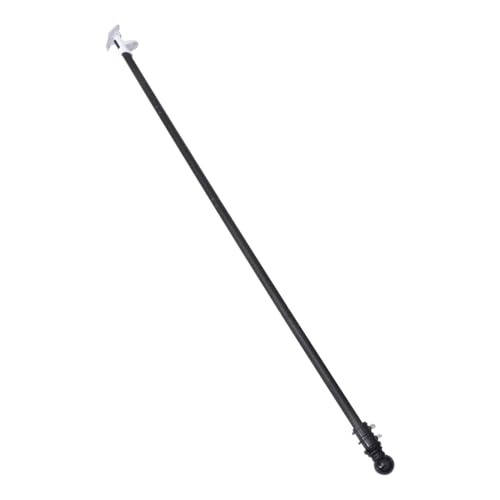 FONDOTIN Outdoor Fahnenmast mit Halterung Drehbarer Verhedderungsfreier Aluminium Fahnenmast für Garten und Terrasse Wetterfester Robuster Metallmast mit Langlebiger von FONDOTIN