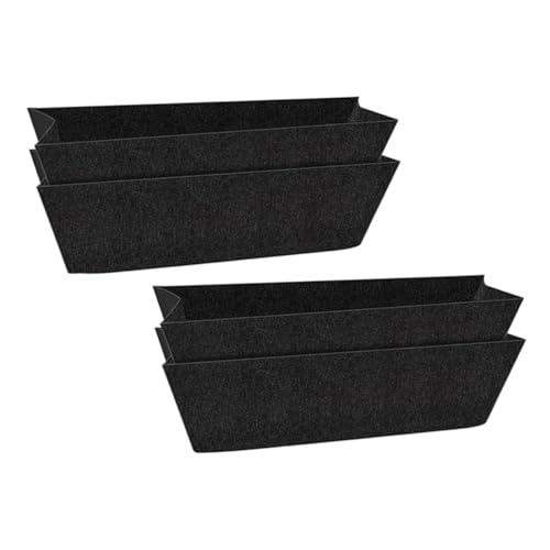FONDOTIN Pflanzkübel Blumenkasten Einsatz Filz Für Garten Und Liner Für Hängende Körbe Trapezform Für Und Pflanzenanbau Pflanzentopf von FONDOTIN