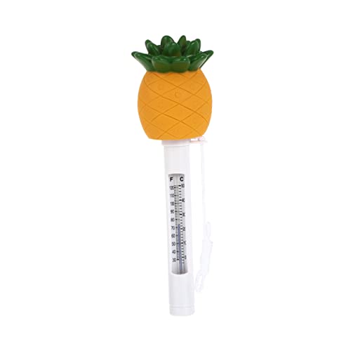 FONDOTIN Pineapple Floating Pool Thermometer Wasserdichtes Bruchfestes Thermometer für und Teiche Kinderfreundlich Dekorativ und Einfach zu Bedienen für Pools und Aquarien FONDOTIN Pineapple Floating Pool Thermometer Wasserdichtes Bruchfestes Thermometer für und Teiche Kinderfreundlich Dekorativ und Einfach zu Bedienen für Pools und Aquarien von FONDOTIN