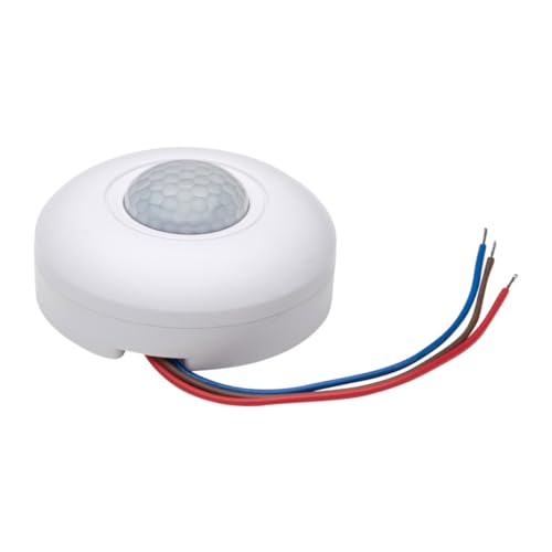 FONDOTIN Pir Deckenbewegungsmelder Einstellbarer Bewegungsmelder Sensor für Innen und Außen Energieeffizienter Pir Controller für Haus Garage Park Flur Gewerbe LED Beleuchtung von FONDOTIN