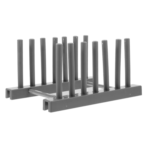 FONDOTIN Praktischer Tellerhalter und Topfdeckelhalter aus Robustem Kunststoff Multifunktionaler Küchenorganizer mit Abtropffunktion Platzsparendes Geschirr Besteckregal Wiederverwendbar von FONDOTIN