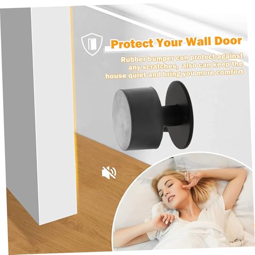 FONDOTIN Premium Silikon Türstopper Schwarz Anti kratz Wandpuffer für Badezimmer und Wohnraum Geräuschloser Türpuffer Schützt Wand und Tür vor Beschädigung Einsetzbar in Küche Balkon FONDOTIN Premium Silikon Türstopper Schwarz Anti kratz Wandpuffer für Badezimmer und Wohnraum Geräuschloser Türpuffer Schützt Wand und Tür vor Beschädigung Einsetzbar in Küche Balkon von FONDOTIN