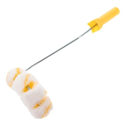 FONDOTIN Rad Gebogene Feuerwehr Rohrbürste Langlebiger Malerpinsel mit Komfortablem Griff Haarausfallfrei für Runde Rohre und Professionelle Lackierarbeiten von FONDOTIN