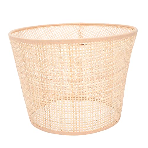 FONDOTIN Rattan Lampenschirm Geflochten Einfacher Lampenschirm Ersatz Lampenabdeckung für Tischlampe Nachttischlampe Schreibtischlampe Wohnzimmer Schlafzimmer FONDOTIN Rattan Lampenschirm Geflochten Einfacher Lampenschirm Ersatz Lampenabdeckung für Tischlampe Nachttischlampe Schreibtischlampe Wohnzimmer Schlafzimmer von FONDOTIN