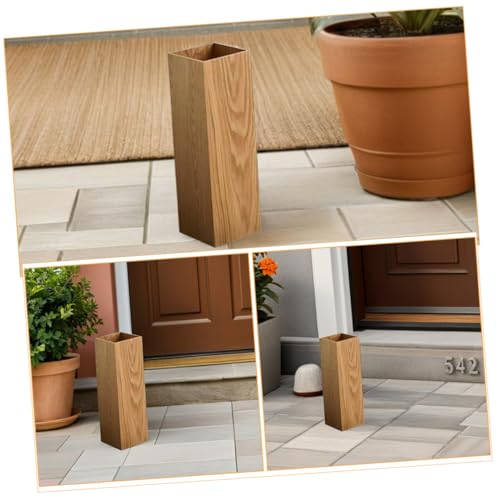 FONDOTIN Regenschirmständer aus Holz Vintage Schirmhalter mit Offenem Eimer Design zur Schnellen Trocknung Platzsparend für Flur Eingangsbereich und Haushalt Stabiler Holzständer für FONDOTIN Regenschirmständer aus Holz Vintage Schirmhalter mit Offenem Eimer Design zur Schnellen Trocknung Platzsparend für Flur Eingangsbereich und Haushalt Stabiler Holzständer für von FONDOTIN