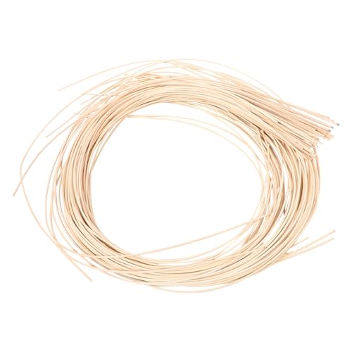 FONDOTIN Reparatur Rattanrolle Rundrattan Natürliches Weidengeflecht für DIY Rattanmöbel Korbreparatur Biegsames Material für Esszimmerstuhl Gartenstuhl und Geflechtrestauration von FONDOTIN