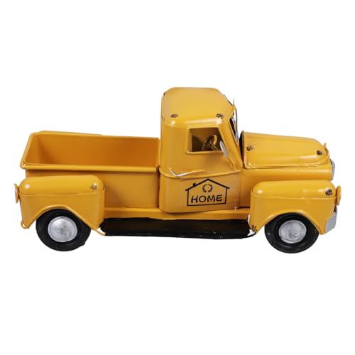 FONDOTIN Requisite Modell Flasche LKW Stoßstangendekoration Einziehbarer Markisengriff Auto Garten Pickup Markise Kurbelgriff Räder Drehteller Abflussplatte von FONDOTIN