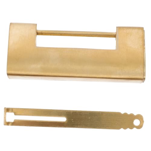 FONDOTIN Retro Kupfer Vorhängeschloss Mini Schmuckschatullen Schloss mit Antikem Design Langlebiges Messing Dekorativer Riegel für Schmuck Kosmetik Aufbewahrungsboxen FONDOTIN Retro Kupfer Vorhängeschloss Mini Schmuckschatullen Schloss mit Antikem Design Langlebiges Messing Dekorativer Riegel für Schmuck Kosmetik Aufbewahrungsboxen von FONDOTIN