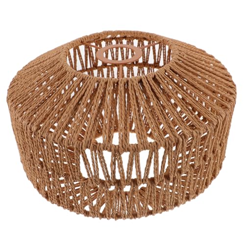 FONDOTIN Retro Lampenschirm im Industrie Stil Warmes Licht Einfach zu Montieren Geeignet für Wohnzimmer Schlafzimmer und Flur Sanfte Beleuchtung für Gemütliche Atmosphäre von FONDOTIN