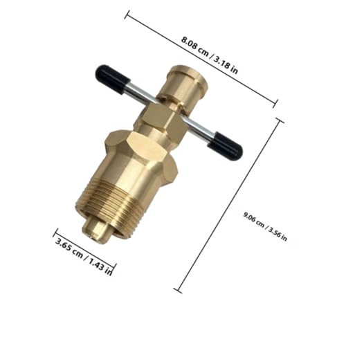 FONDOTIN Robuster Messing Kompressionsring Entferner für Sanitärarbeiten Vielseitiger Rohr und Abzieher für Messingrohre Tragbares Handwerkerwerkzeug von FONDOTIN