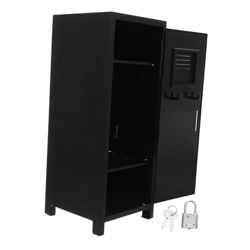 FONDOTIN Robuster Metall-Schrank mit Schloss und Schlüssel Kleine Abschließbare Desktop-aufbewahrungsbox aus Eisen Langlebiger Organizer für Büro Zuhause und Wohnung Einfache Reinigung FONDOTIN Robuster Metall-Schrank mit Schloss und Schlüssel Kleine Abschließbare Desktop-aufbewahrungsbox aus Eisen Langlebiger Organizer für Büro Zuhause und Wohnung Einfache Reinigung von FONDOTIN