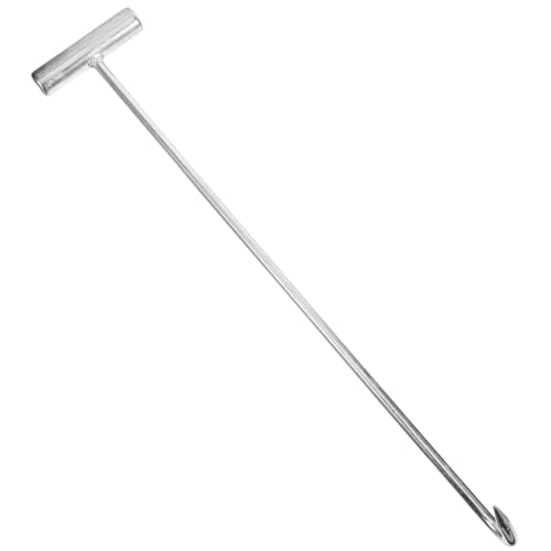 FONDOTIN Robuster T Haken aus Verstärkter Schachtdeckel Hebelhaken mit Komfortgriff Vielseitig für Rolltor Bedienung und Abdeckungen Langlebig und Tragfähig für Schwere Lasten von FONDOTIN